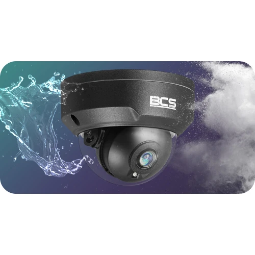 IP-камера BCS-P-DIP25FSR3-Ai1-G 5Mpx IR 30m, STARLIGHT, антивандальна, тривожні входи